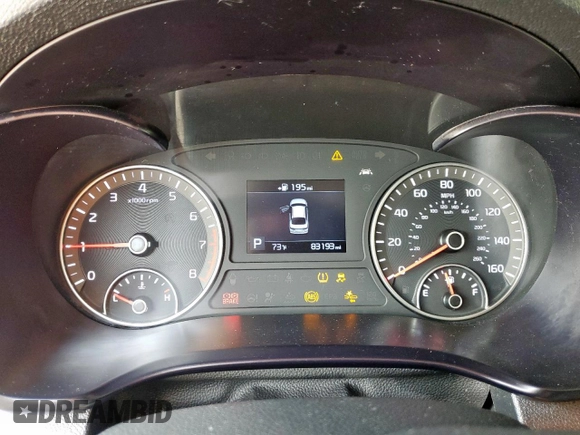 2020 Kia Optima LX with VIN 5XXGT4L34LG428563, listed as a Copart auction lot 57829305 with 83,193 mi miles and Salvage title. Bid and sale history available at DreamBid. Image 9.