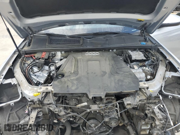 2018 Audi Q7 Premium with VIN WA1AHAF71JD041605, listed as a Copart auction lot 54475345 with 92,267 mi miles and Salvage title. Bid and sale history available at DreamBid. Image 11.