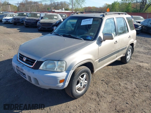 2001 Honda CR-V SE with VIN JHLRD18781C052515, listed as a IAAI auction lot 42090187 with 176,875 mi miles. Bid and sale history available at carsss.com. Image 6.