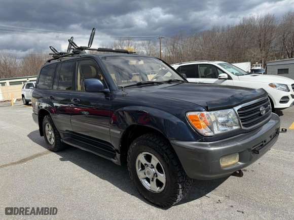 2002 Toyota Land Cruiser with VIN JTEHT05J622022972, listed as a Copart auction lot 54529135 with 299,548 mi miles and Clean Title. Bid and sale history available at carsss.com. Image 1.