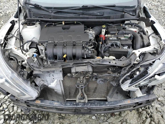 2017 Nissan Sentra SV with VIN 3N1AB7AP8HY255485, listed as a Copart auction lot 57142725 with Not provided miles and Salvage title. Bid and sale history available at DreamBid. Image 11.