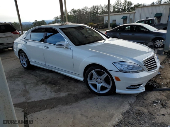 2011 Mercedes-Benz S-Class S 550 with VIN WDDNG7BBXBA370223, listed as a Copart auction lot 45787535 with 67,903 mi miles and Salvage Title. Bid and sale history available at carsss.com. Image 4.