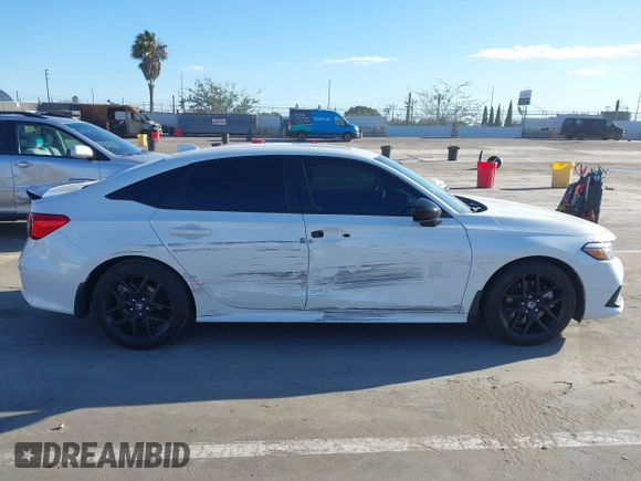 2024 Honda Civic Si with VIN 2HGFE1E51RH470618, listed as a IAAI auction lot 41756006 with 15,056 mi miles and . Bid and sale history available at DreamBid. Image 13.