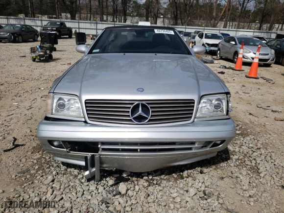 1999 Mercedes-Benz SL-Class with VIN WDBFA68F3XF182706, listed as a Copart auction lot 48736405 with 116,560 mi miles and Salvage Title. Bid and sale history available at carsss.com. Image 5.