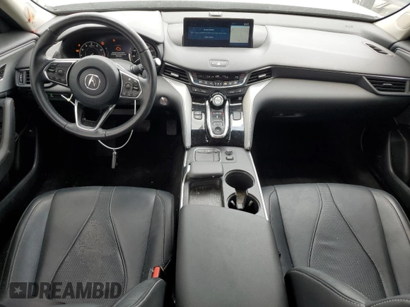2022 Acura TLX Technology with VIN 19UUB5F45NA002431, listed as a Copart auction lot 63134745 with 41,316 mi miles and Salvage title. Bid and sale history available at DreamBid. Image 8.