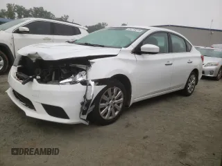 2017 Nissan Sentra S with VIN 3N1AB7AP5HY294244, listed as a Copart auction lot 59719275 with 166,506 mi miles and Salvage title. Bid and sale history available at DreamBid. Image 1.