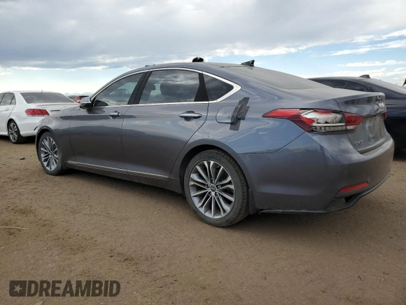 2015 Hyundai Genesis 3.8L with VIN KMHGN4JE6FU077972, listed as a Copart auction lot 60569254 with 0 mi miles and Clean Title. Bid and sale history available at carsss.com. Image 2.