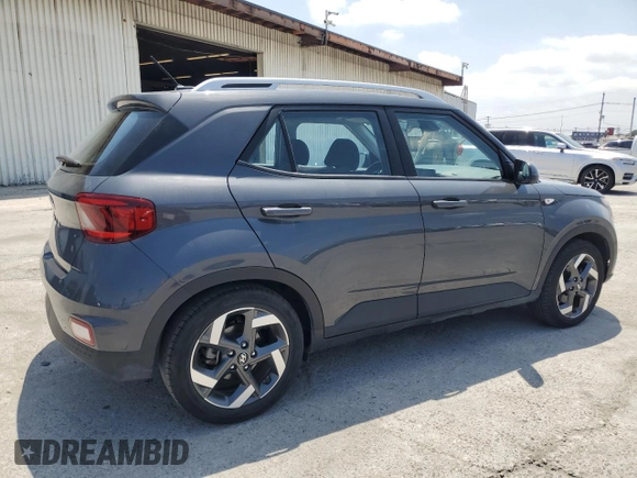 2023 Hyundai Venue Limited with VIN KMHRC8A39PU249336, listed as a Copart auction lot 55129695 with 32,438 mi miles and Non Repairable. Bid and sale history available at DreamBid. Image 3.