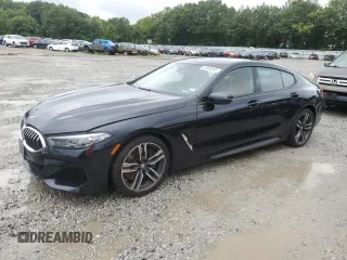 2021 BMW 8 Series 840i z VIN WBAGV4C03MCF08874, wystawiony jako Copart lot #63868893 z przebiegiem 25 496 mil mil oraz Szkoda całkowita • Salvage title. Historia ofert i sprzedaży dostępna na DreamBid. Obrazek 1.