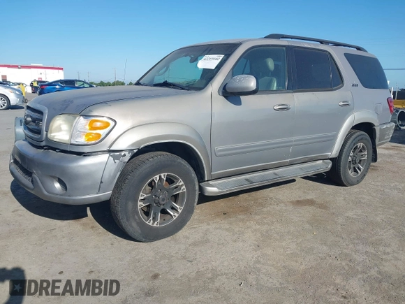 2002 Toyota Sequoia SR5 with VIN 5TDZT34A72S117383, listed as a IAAI auction lot 42219102 with 171,461 mi miles and . Bid and sale history available at carsss.com. Image 2.