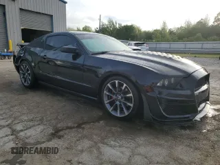 2012 Ford Mustang V6 Premium with VIN 1ZVBP8AM8C5247520, listed as a Copart auction lot 53736135 with 124,838 mi miles and Salvage Title. Bid and sale history available at carsss.com. Image 4.
