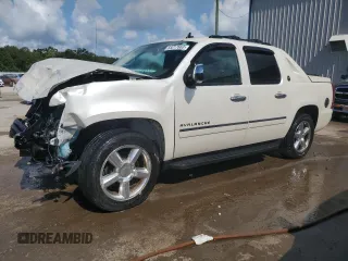 2013 Chevrolet Avalanche LTZ with VIN 3GNMCGE0XDG129429, listed as a Copart auction lot 68217663 with 165,012 mi miles and Salvage title. Bid and sale history available at DreamBid. Image 1.