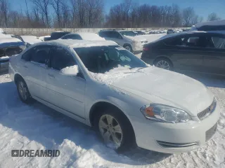 2014 Chevrolet Impala LS with VIN 2G1WA5E32E1111161, listed as a Copart auction lot 44968185 with 74,882 mi miles and Salvage Title. Bid and sale history available at DreamBid. Image 4.