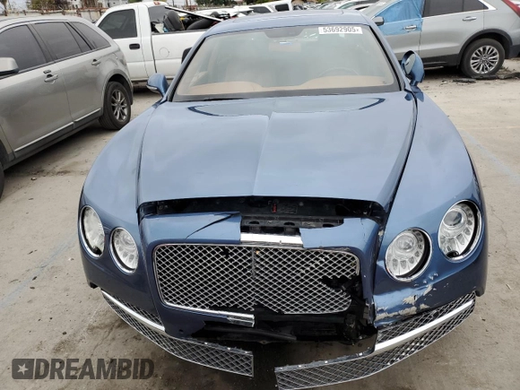 2014 Bentley Flying Spur with VIN SCBEC9ZA7EC088678, listed as a Copart auction lot 53692905 with 45,362 mi miles and Salvage Title. Bid and sale history available at DreamBid. Image 5.