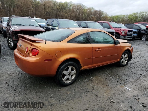 2005 Chevrolet Cobalt with VIN 1G1AL14F657616602, listed as a Copart auction lot 51790185 with 165,170 mi miles and Salvage Title. Bid and sale history available at DreamBid. Image 3.