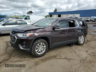 2020 Chevrolet Traverse LT Cloth with VIN 1GNERGKW6LJ164252, listed as a Copart auction lot 57863095 with 117,487 mi miles and Non repairable. Bid and sale history available at DreamBid. Image 1.