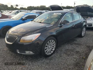 2013 Buick Regal Turbo Premium 1 with VIN 2G4GS5EV2D9183144, listed as a Copart auction lot 75081434 with 103,301 mi miles and Salvage Title. Bid and sale history available at carsss.com. Image 1.