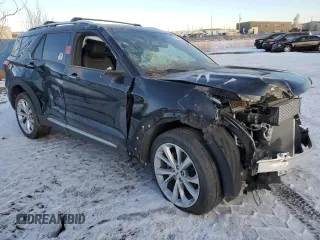 2023 Ford Explorer Platinum with VIN 1FM5K8HC2PGA85482, listed as a Copart auction lot 87927535 with Not provided miles and Salvage title. Bid and sale history available at DreamBid. Image 4.
