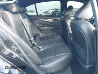 2018 Infiniti Q50 RED SPORT 400 with VIN JN1FV7AP4JM460548, listed as a IAAI auction lot 41600526 with 84,055 mi miles. Bid and sale history available at carsss.com. Image 8.