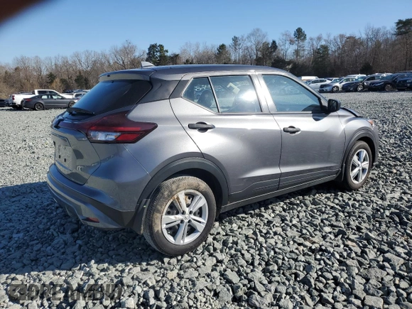 2024 Nissan Kicks S with VIN 3N1CP5BV4RL549363, listed as a Copart auction lot 48413765 with 3,568 mi miles and Salvage Title. Bid and sale history available at carsss.com. Image 3.