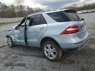 2015 Mercedes-Benz M ML 350 with VIN 4JGDA5HB8FA527137, listed as a Copart auction lot 50331045 with Not Provided miles and Salvage Title. Bid and sale history available at carsss.com. Image 2.