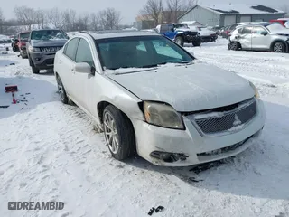 2012 Mitsubishi Galant ES with VIN 4A32B3FF5CE025481, listed as a IAAI auction lot 41613955 with 118,110 mi miles. Bid and sale history available at carsss.com. Image 1.