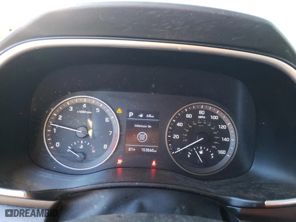 2020 Hyundai Tucson SEL with VIN KM8J3CAL5LU240935, listed as a Copart auction lot 48368685 with 153,560 mi miles and Salvage Title. Bid and sale history available at carsss.com. Image 9.