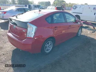2010 Toyota Prius II with VIN JTDKN3DU6A0199999, listed as a IAAI auction lot 42010583 with 106,143 mi miles. Bid and sale history available at carsss.com. Image 4.