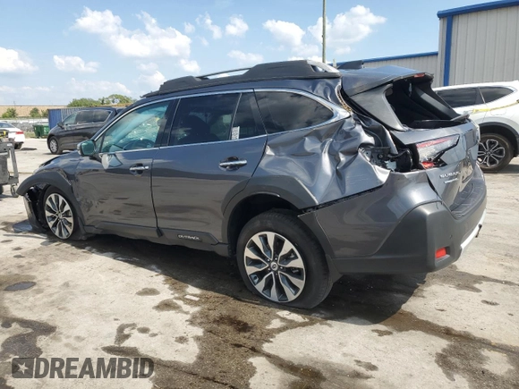2024 Subaru Outback Touring XT with VIN 4S4BTGPD0R3239072, listed as a Copart auction lot 57814745 with 21,456 mi miles and Non repairable. Bid and sale history available at DreamBid. Image 2.