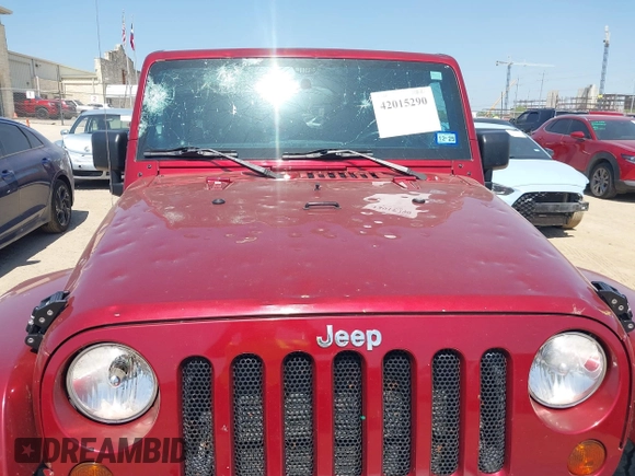 2012 Jeep Wrangler Unlimited Sahara with VIN 1C4BJWEG2CL209600, listed as a IAAI auction lot 42015290 with 133,229 mi miles and . Bid and sale history available at DreamBid. Image 6.
