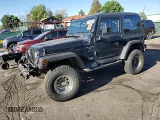 1997 Jeep Wrangler Sport with VIN 1J4FY19S1VP450326, listed as a Copart auction lot 61353575 with Not provided miles and Salvage title. Bid and sale history available at DreamBid. Image 1.