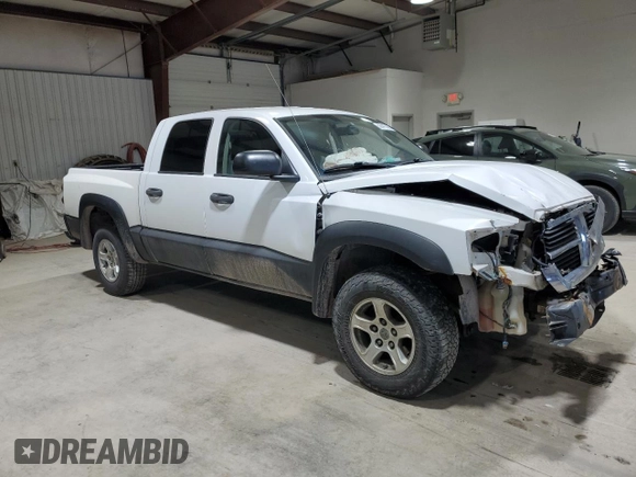 2006 Dodge Dakota SLT with VIN 1D7HW48K76S535781, listed as a Copart auction lot 50415565 with 115,629 mi miles and Clean Title. Bid and sale history available at carsss.com. Image 4.