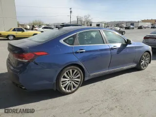 2015 Hyundai Genesis 5.0L with VIN KMHGN4JFXFU085128, listed as a Copart auction lot 51349885 with 189,475 mi miles and Salvage Title. Bid and sale history available at carsss.com. Image 3.