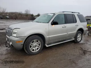 2003 Mercury Mountaineer Convenience with VIN 4M2ZU86K53ZJ08322, listed as a Copart auction lot 85757354 with 198,437 mi miles and Salvage Title. Bid and sale history available at carsss.com. Image 1.