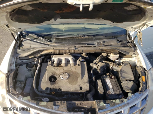 2005 Nissan Murano SL with VIN JN8AZ08TX5W326129, listed as a Copart auction lot 46296765 with 142,980 mi miles and Salvage Title. Bid and sale history available at carsss.com. Image 14.