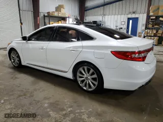 2015 Hyundai Azera Limited with VIN KMHFH4JG1FA448378, listed as a Copart auction lot 76099764 with 117,489 mi miles and Salvage Title. Bid and sale history available at carsss.com. Image 2.