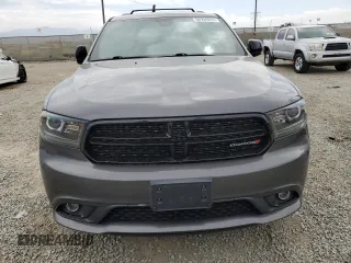 2017 Dodge Durango GT with VIN 1C4RDJDG3HC611708, listed as a Copart auction lot 52924655 with 104,302 mi miles and Salvage Title. Bid and sale history available at carsss.com. Image 5.