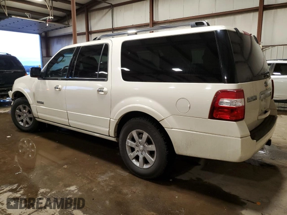 2008 Ford Expedition EL Limited with VIN 1FMFK20518LA23272, listed as a Copart auction lot 87548725 with 134,045 mi miles and Salvage Title. Bid and sale history available at carsss.com. Image 2.
