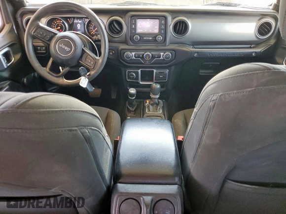 2018 Jeep Wrangler Unlimited Sport with VIN 1C4HJXDG1JW145336, listed as a Copart auction lot 59521635 with 120,089 mi miles and Salvage title. Bid and sale history available at DreamBid. Image 8.