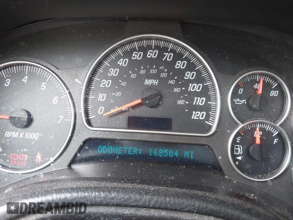 2005 GMC Envoy XL SLE with VIN 1GKET16S156114805, listed as a IAAI auction lot 42163519 with 168,584 mi miles. Bid and sale history available at carsss.com. Image 7.