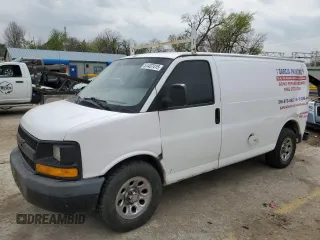 2009 GMC Savana Cargo with VIN 1GTFG15XX91149590, listed as a Copart auction lot 51437415 with 278,682 mi miles and Salvage Title. Bid and sale history available at carsss.com. Image 1.