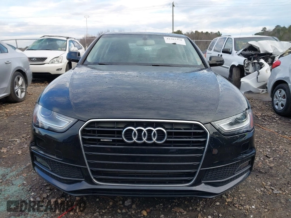 2016 Audi A4 Premium with VIN WAUBFAFL0GN009001, listed as a IAAI auction lot 41282468 with 91,465 mi miles. Bid and sale history available at carsss.com. Image 12.