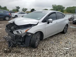 2021 Nissan Versa SV z VIN 3N1CN8EV0ML894207, wystawiony jako Copart lot #58850345 z przebiegiem 102 186 mil mil oraz Szkoda całkowita • Salvage title. Historia ofert i sprzedaży dostępna na DreamBid. Obrazek 1.