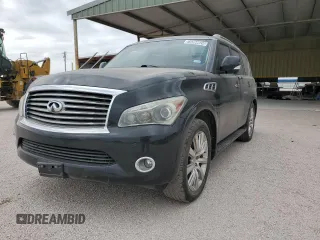 2012 Infiniti QX56 8-passenger with VIN JN8AZ2ND3C9716249, listed as a Copart auction lot 75364924 with 0 mi miles and Clean Title. Bid and sale history available at carsss.com. Image 1.