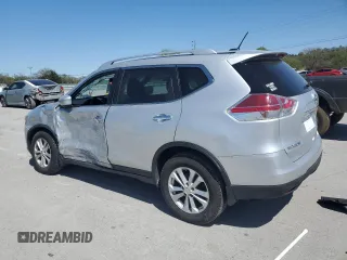 2015 Nissan Rogue SV with VIN KNMAT2MVXFP568267, listed as a Copart auction lot 52093325 with 85,243 mi miles and Salvage Title. Bid and sale history available at DreamBid. Image 2.