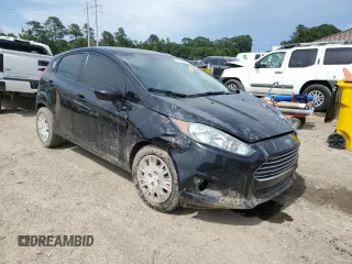 2018 Ford Fiesta S with VIN 3FADP4TJ3JM106004, listed as a Copart auction lot 61512055 with Not provided miles and Salvage title. Bid and sale history available at DreamBid. Image 4.