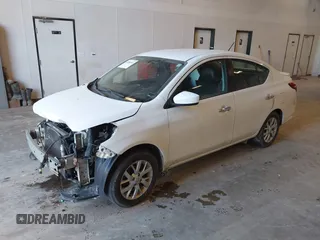 2018 Nissan Versa SV with VIN 3N1CN7AP0JL857140, listed as a IAAI auction lot 41886582 with 155,227 mi miles. Bid and sale history available at carsss.com. Image 2.