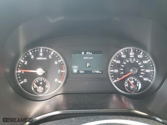 2022 Kia Telluride LX with VIN 5XYP2DHC2NG303815, listed as a Copart auction lot 85500094 with 17,786 mi miles and Salvage Title. Bid and sale history available at carsss.com. Image 9.