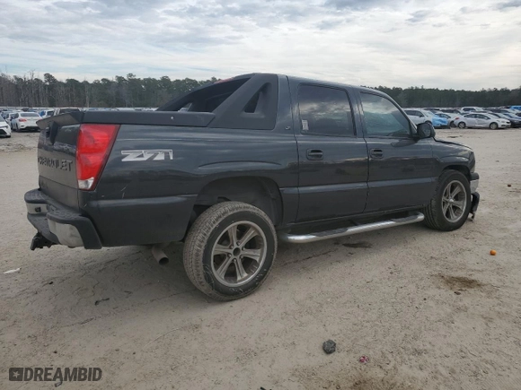 2005 Chevrolet Avalanche Z71 with VIN 3GNEK12Z45G101263, listed as a Copart auction lot 42439185 with 0 mi miles and Salvage Title. Bid and sale history available at carsss.com. Image 3.