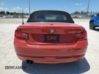 2017 BMW 2 Series 230i with VIN WBA2K9C52HV647199, listed as a Copart auction lot 61074605 with 53,876 mi miles and Salvage title. Bid and sale history available at DreamBid. Image 6.